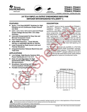 TPS54616PWP datasheet  